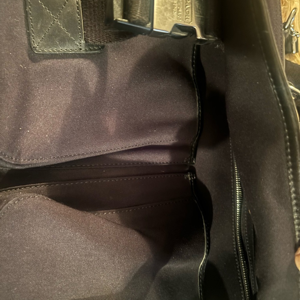 VINTAGE RARE COACH CANVAS LAPTOP/COMPUTER BAG. - Picture 6 of 8